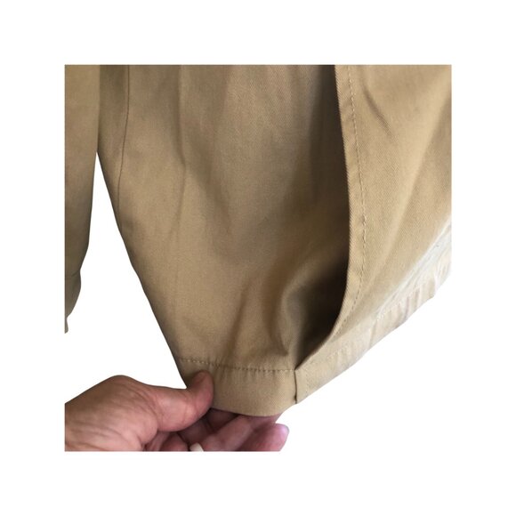 Sam Edelman Utility Jacket XS Beige Khaki Zip Front Pockets Military Style NWT - Picture 7 of 13